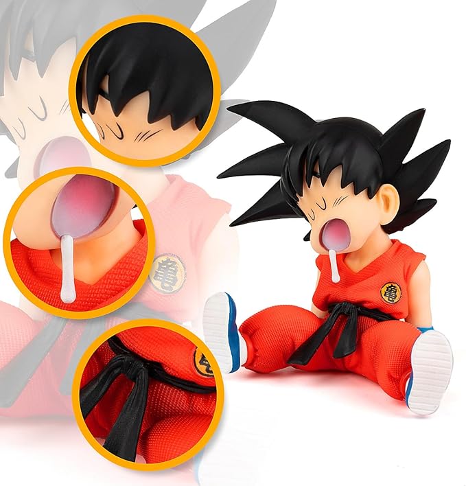 KELAKE GK Goku Action Figure Statue Figurine DBZ Action Figure Super Saiyan Birthday Gifts PVC 4 Inch