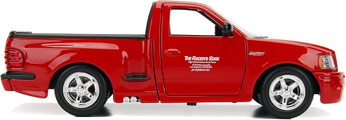 Jada Toys Fast & Furious 1:24 Brian's Ford F-150 SVT Lightning Die-cast Car, toys for kids and adults, Red (99574)