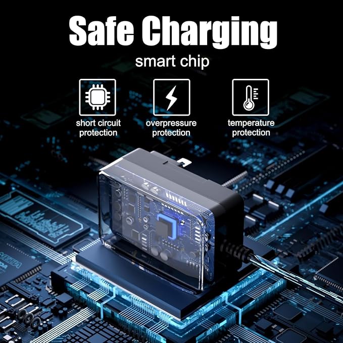 12V Battery Charger for Kids Ride On Toys, Compatible with Best Choice Products SUV Kid Trax Ferrari, Mercedes, Universal Power Adapter for Electric Ride-On Cars