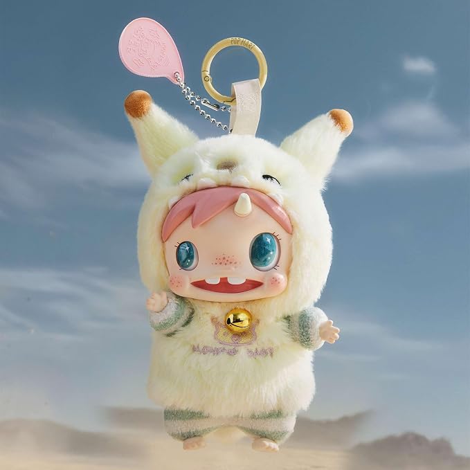 POP MART POLAR-Monster Baby Collection Series Plush Pendant Ver.1 Blind Box, Collectible Toys Decorations, Holiday Birthday Gifts for Girls and Boys, Single Box
