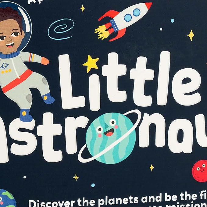 Professor Puzzle: Little Astronauts - Space Mission Card Game, Discover Planets, Facts Poster, Number Skills, Ideal Starter Game, Kids 4+, 2-5 Players