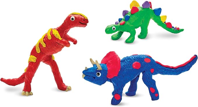 Creativity for Kids Create with Clay Dinosaurs: Sensory Craft, Creative Toy, Dinosaur Children's Toy, Boy Gifts, Spring Crafts for Kids (Ages 5+)