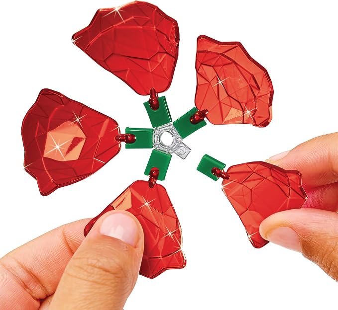 Crystal Gem Creations Rose Flower Kit by RoseArt, 62+ Pieces, Great for Adults, Tweens and Children Ages 8+