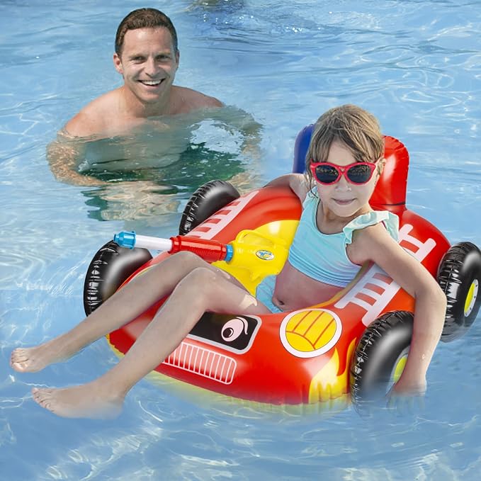 10Leccion Kids Pool Floats for Toddlers Ages 3-8, Fun Summer Water Toys