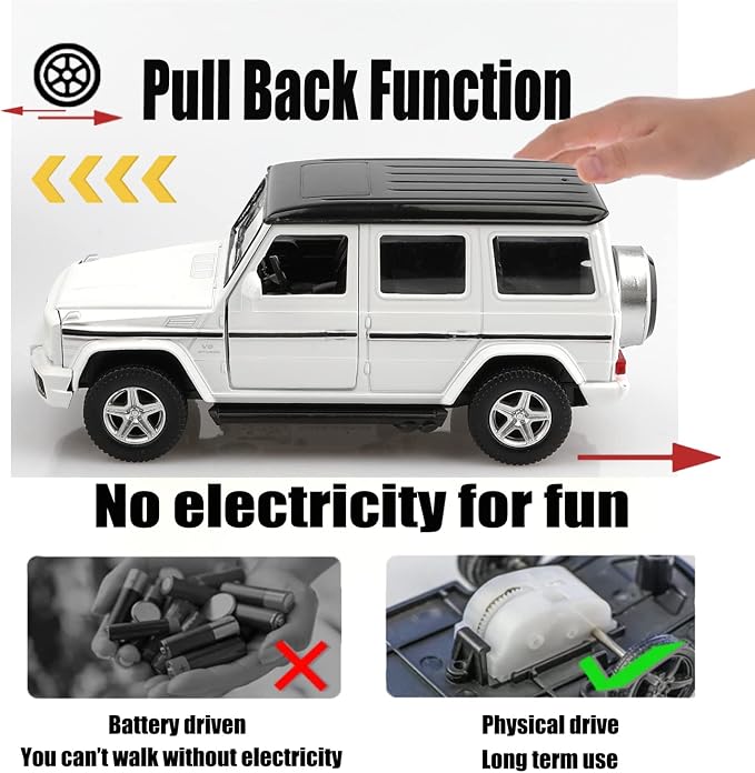 TOKAXI 1/36 Scale Mercedes Benz AMG G63 Diecast Cars Models,Pull Back Vehicles G Wagon Toy Cars,Cars Gifts for Boys Girls