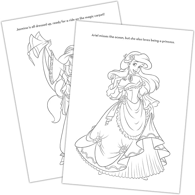 Disney Princess Official Activity Book with Mini Pencils 45648 Bendon