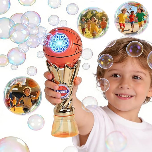 Basketball-Shaped Bubble Machine, Perfect for Children to Play with Complete with Bubble Maker – The Ideal Toy Bubble Machine for Kids