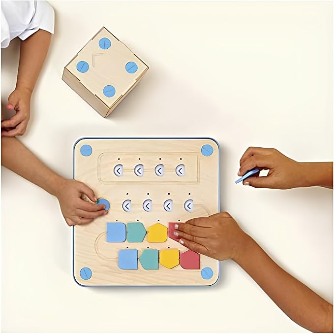 Beginners Basic Coding Materials: Primo Cubetto Floor Robot Set - Perfect for School, Classroom, and Home Schooling Teaching Tools