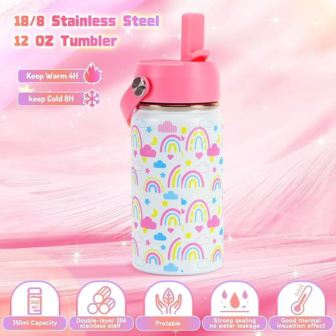 Unicorn Toys for Girls Kids Toys 5 6 7 8 9 10+ Years Old, Kids Unicorn Gifts with Glowing Blanket/ Water Bottle/ Eye Mask/Headband/Crossbody Bag/Sunglass/12PCS Birthday Gift for Girls 6-10+
