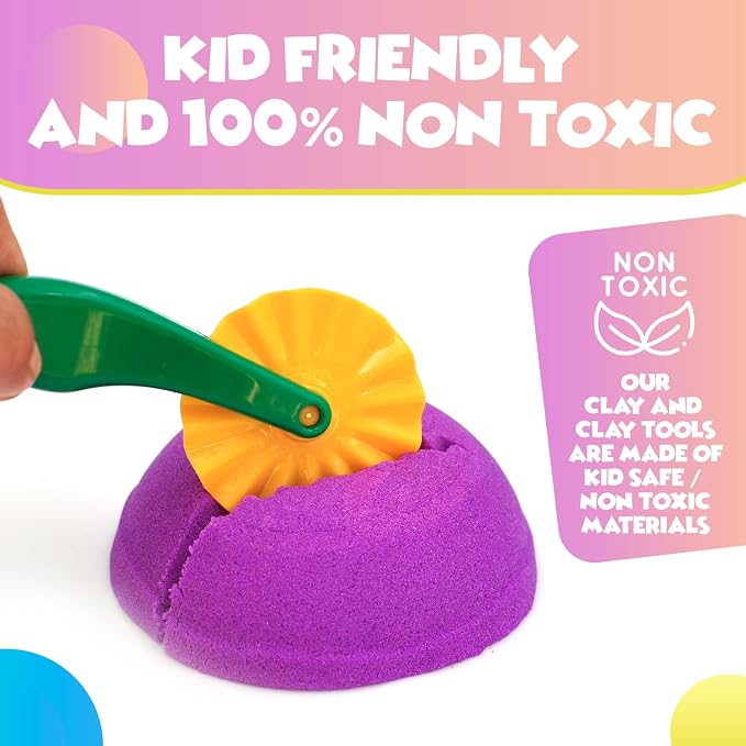 DIMROM Clay and Play Dough Tools Six Piece Set - Ages 3 & Up (18pcs)