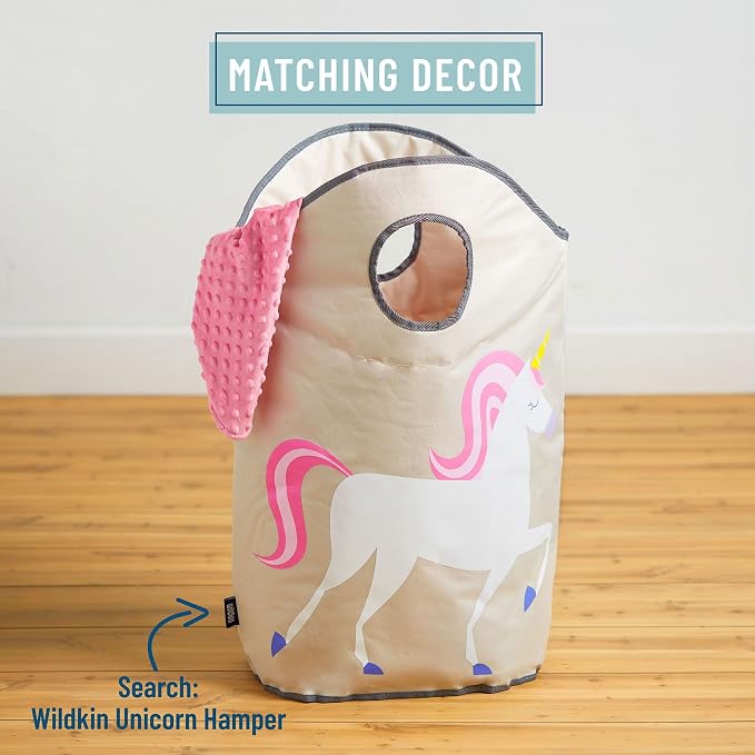 Wildkin 100% Cotton Kids Pillowcase – Soft, Breathable & Standard Size (20x30) - Unicorn