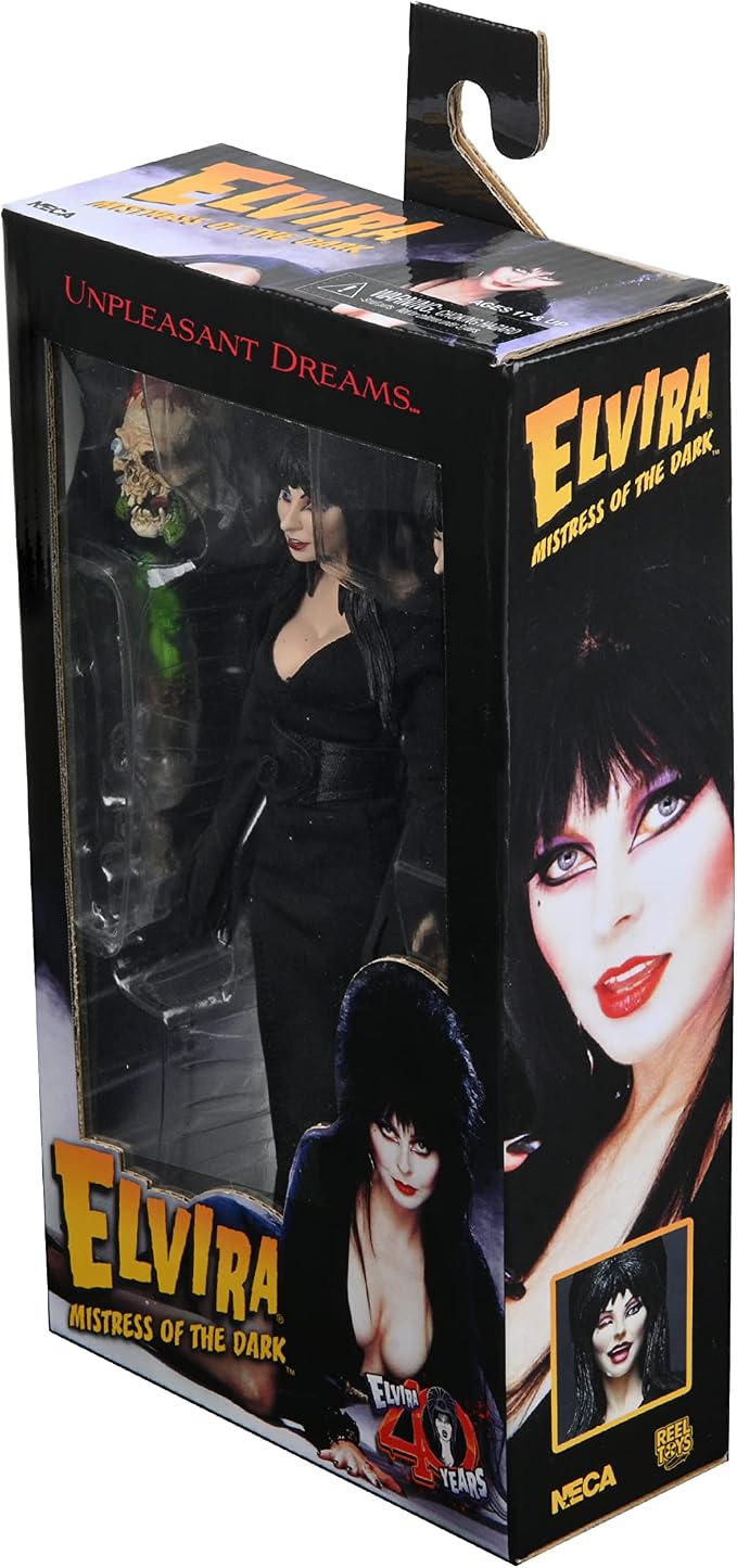 NECA Elvira- 8” Clothed Figure - Elvira