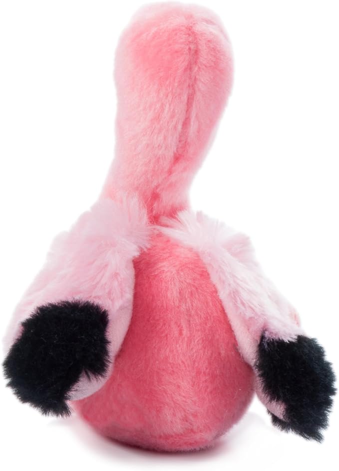 The Petting Zoo Flamingo Stuffed Animal Plushie, Gifts for Kids, Wild Onez Babiez Zoo Animals, Flamingo Plush Toy 6 inches