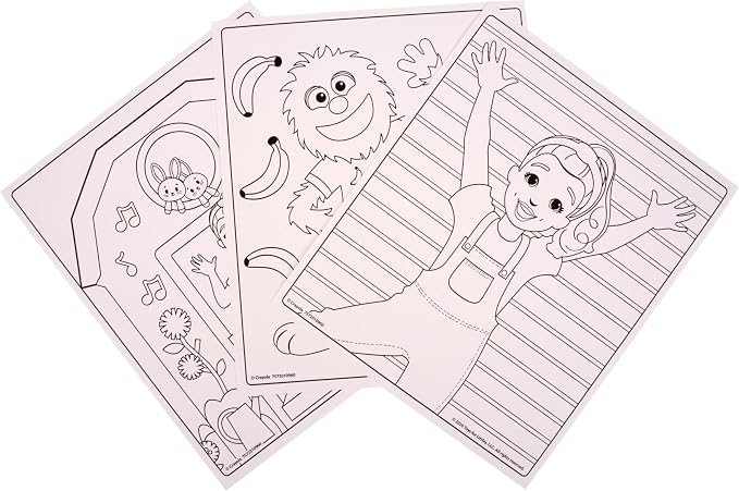 Crayola Color Wonder Magic Light Brush Featuring Ms. Rachel, MessFree Coloring Set with Songs, Paint Set for Toddlers, Art Gift for Kids, Ages 3 & Up