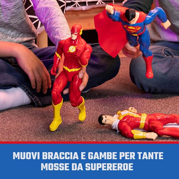 DC Comics, 12-Inch The Flash Action Figure, Kids Toys for Boys and Girls