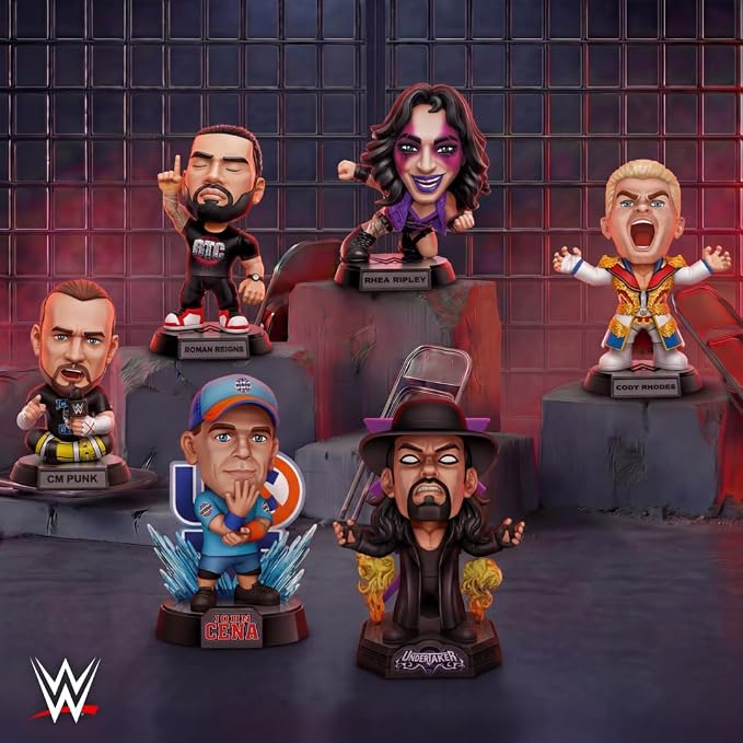 WWE Ballers Series 1(2 Pack) by ZURU – Official Licensed Product Surprise Unboxing Wrestling Collectible Sports Toy for Ages 3+