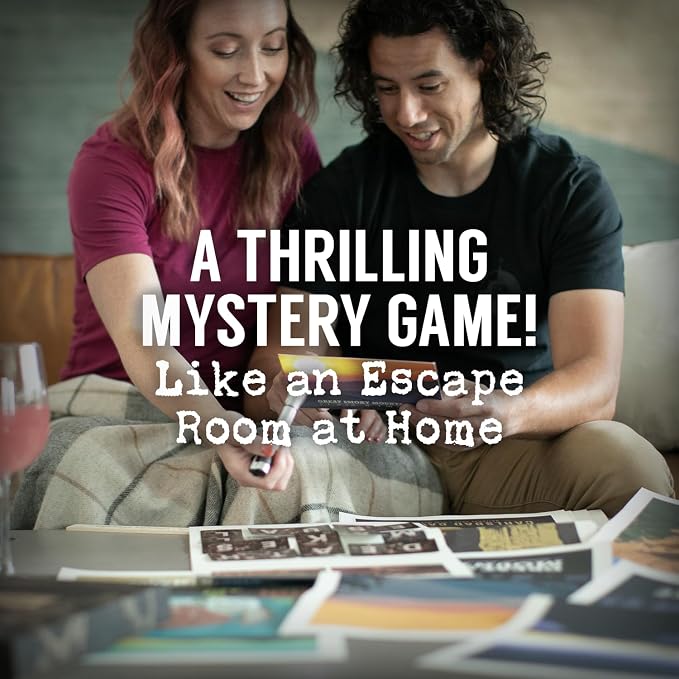 Escape Room Game for Adults – National Parks Mystery Adventure, Solve the Case at Home, Puzzle & Detective Game, Escape Room in a Box, 1–8+ Players
