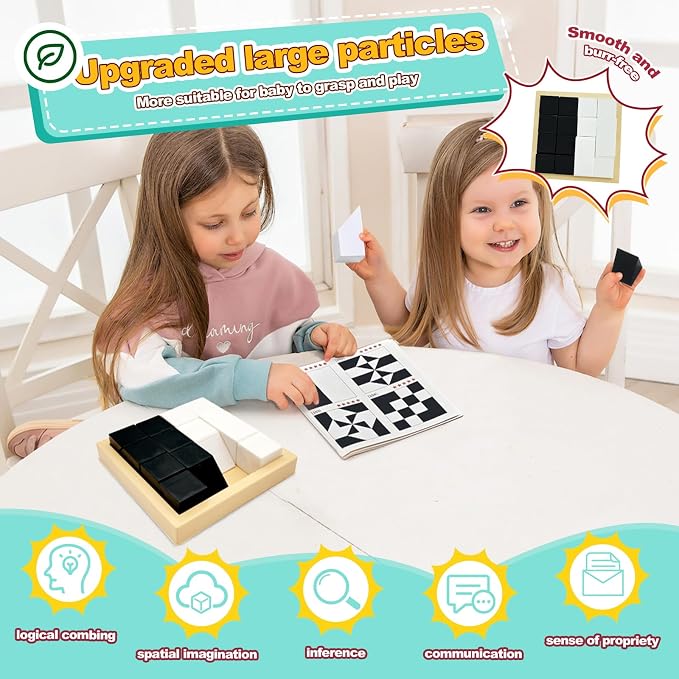 3D Hidden Blocks Puzzle with 16 ABS Pieces