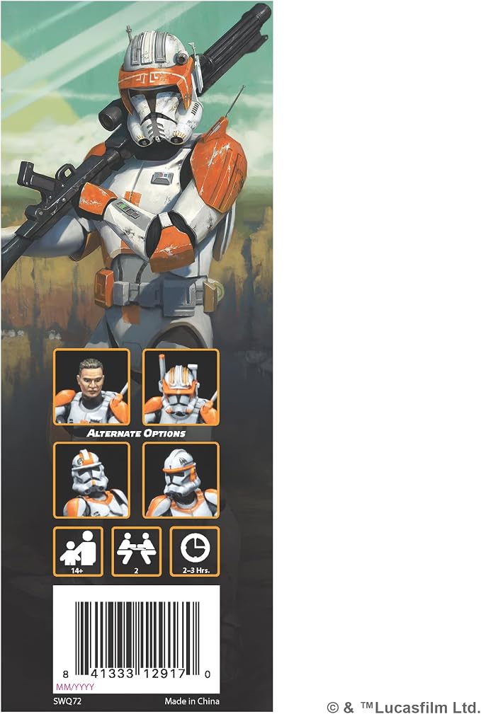 Atomic Mass Games Star Wars Legion Clone Commander Cody Expansion - Tabletop Miniatures Game, Strategy Game for Kids and Adults, Ages 14+, 2 Players, 90 Min Playtime, Made