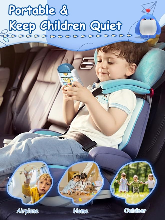 16-Piece Rotating Puzzles for Kids 4-6, Toddlers Puzzles 2-4, Road Trip, Airplane Activities Game, Travel Toys - Brain Teaser, Fine Motor Skills, Birthday Gifts Boys & Girls
