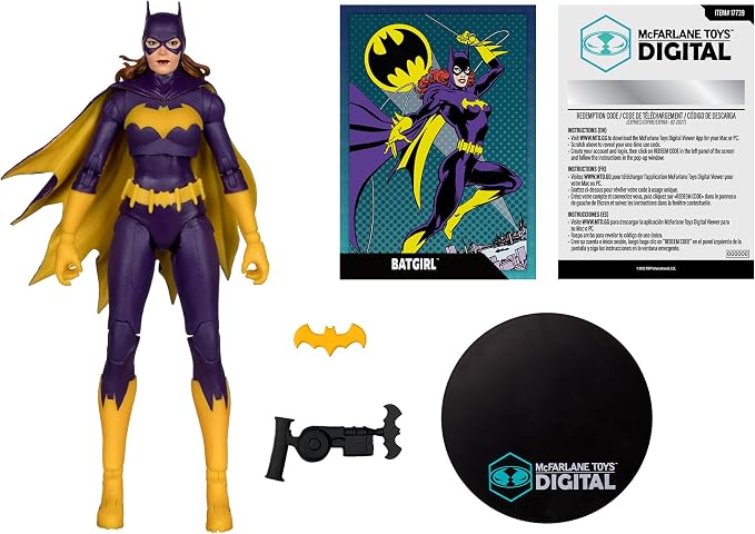 McFarlane Toys- DC Direct Batgirl (DC Classic) 7in Action Figure Digital Collectible