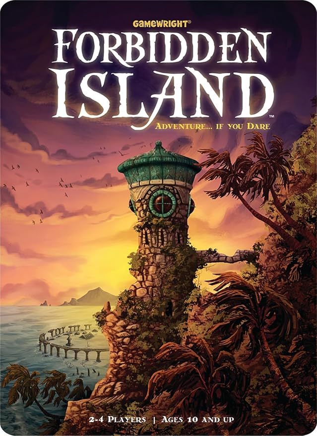 Gamewright Forbidden Island – The Cooperative Strategy Survival Island Board Game