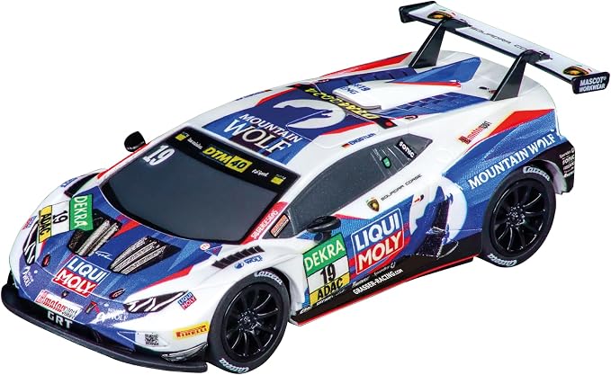 Carrera GO DTM Speed Giants Slot Car Race Track Set – Loop Racing | Electric slot car track, DTM racing toy for kids 6+, features loops, banked curves, flyover and lap counter, ~29-ft track