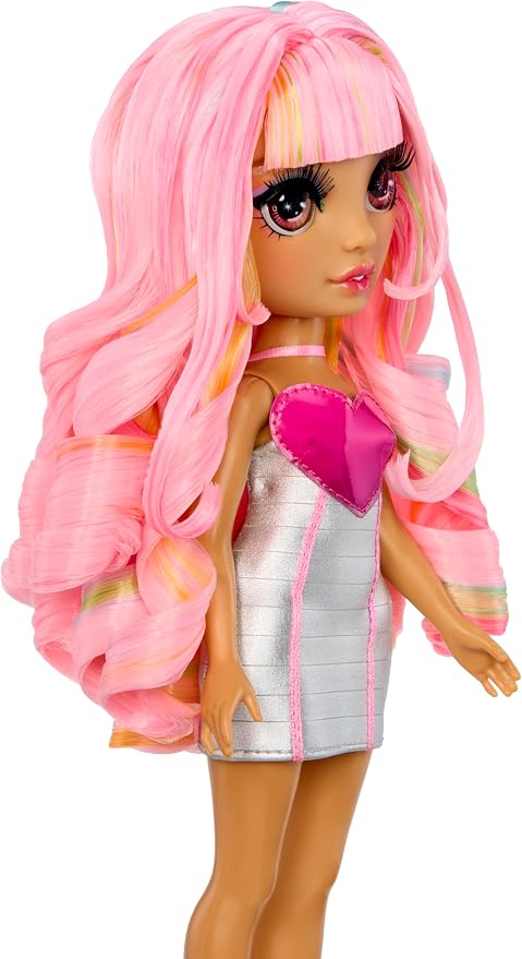 Rainbow High My Fashion Style Kia, Soft Pink, 11" Fashion Doll with Statement Outfit, Stylish Handbag, Great Toy Gift for Girls Kids Ages 4-12 Years