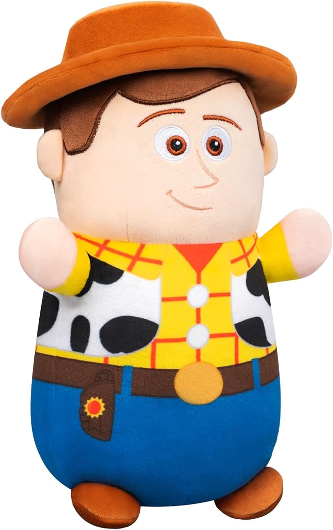 Squishmallows Original Disney Pixar 10in Woody “Toy Story 5” HugMees – Ultrasoft Official Jazwares Plush (Medium-Sized)