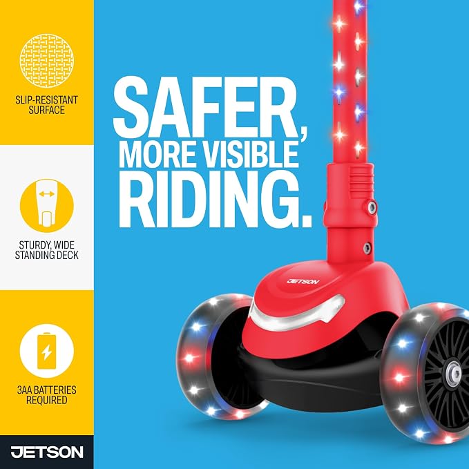Jetson Scooters - Jupiter Mini Kick Scooter, Foldable, Lightweight, Portable