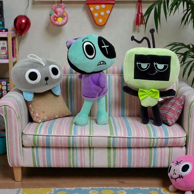 Lalaville Set of 8 Plush Toys – Soft, Colorful & Whimsical Stuffed Plushies for Kids, Collectors & Holiday Decor