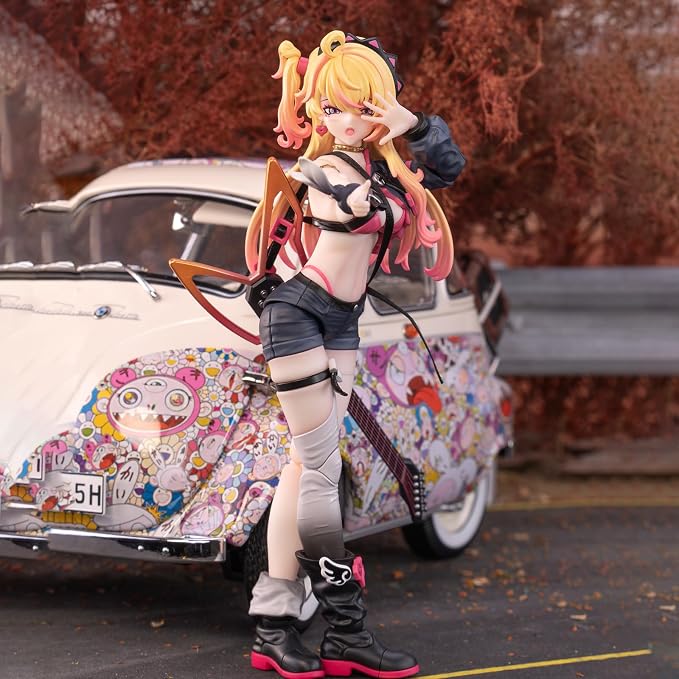 Pipigirl 1/12 Scale Anime Style Action Figures Kits, Magical Angel Hoshikawa Neko, 6.5 in Collectible Action Figures, No Assembly Required
