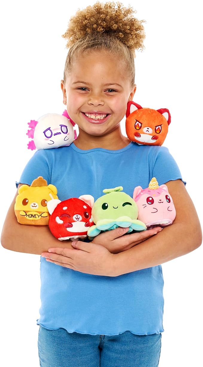 TeeTurtle Kawaii Cuties 3" Reversible Plushie Blind Box Set - Includes 12 Mystery Plushies - Collect The Full Set - Cute Surprise Soft Stuffed Animal