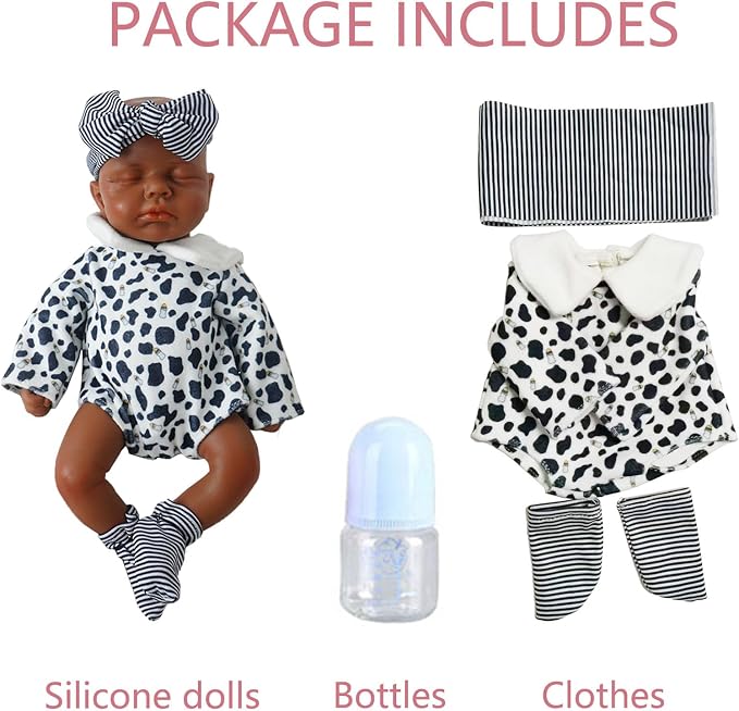 Boy 12 Inch, Full Body Silicone Baby Doll, Reborn Baby Dolls Silicone Full Body, Not Vinyl, Posable Newborn, Realistic Baby Doll