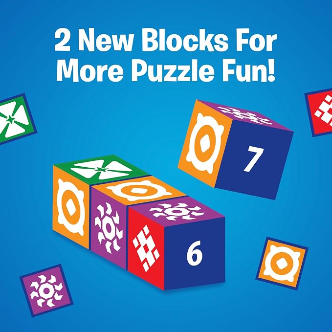 Uzzle 3.0 Expansion, Requires Uzzle Base Game, Block Puzzle Board Game for Adults & Kids, Expert-Level Challenges, an Action Packed Family Board Game Add On, for Ages 4+ (Pack of 2)