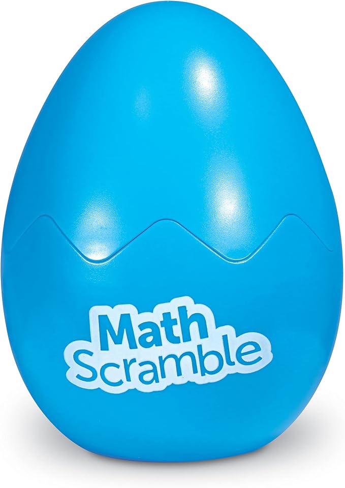 Learning Resources Math Scramble Game - 87 pieces, Ages 5+, Math Manipulatives for Kids, Addition and Subtraction, STEM