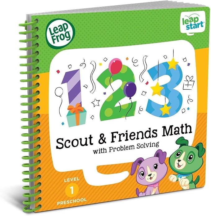 LeapFrog LeapStart Preschool Activity Book: Scout & Friends Math and Problem Solving