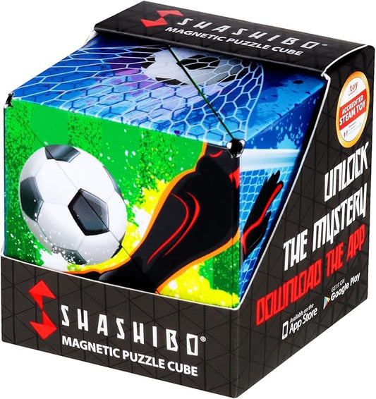 Shashibo Sensory Fidget Toy for Adults & Kids, Stress Relief Fidget Toy for Adults, Teens & Kids, Cool Fidget Toys for Desk, Classroom Must Have, Sensory Shape Shifting Cube, 100+ Possible Shapes