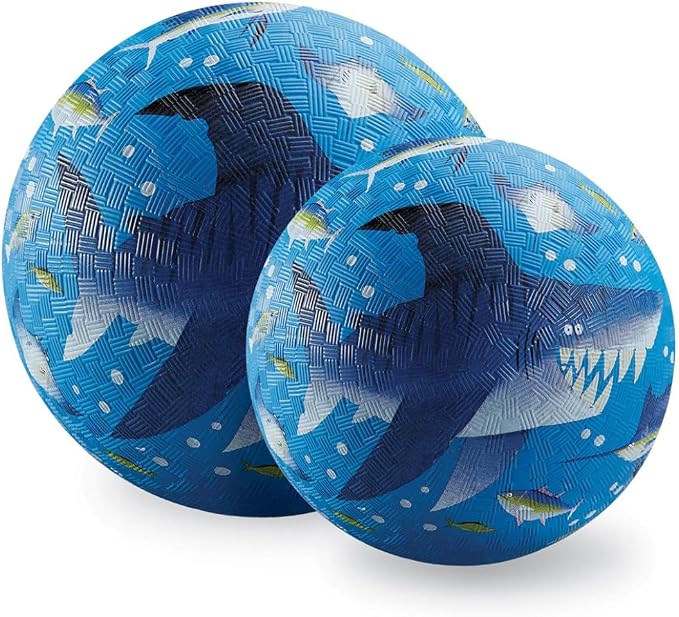 Crocodile Creek Playground Ball - Durable Rubber Ball for Kids Ages 3 and Up - Bouncy Inflatable Ball for Kickball, Indoor Games, and Outdoor Sports - PVC-Free