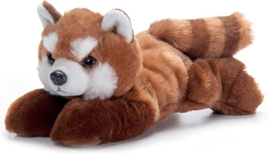 The Petting Zoo Red Panda Stuffed Animal Plushie, Gifts for Kids, Scoopz Wildlife Animals, Red Panda Plush Toy, 8 inches
