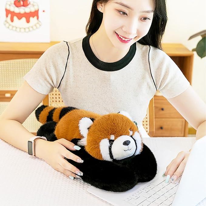 11.8 inch Red Panda Weighted Stuffed Animals, Weighted Plush Animal, Cute Soft Plush Toy Pillow Hugging Plushie Birthday Gifts for Kids Adults