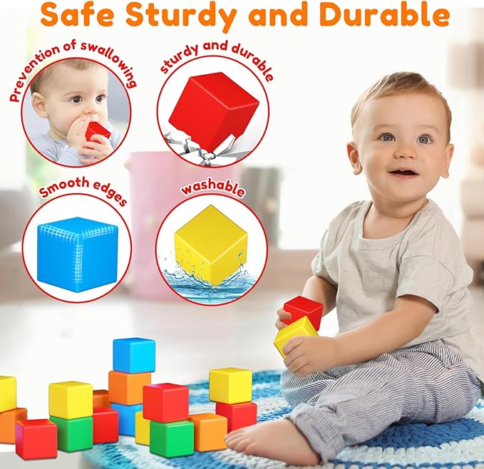 KAEILORU Magnetic Blocks Toys for Toddler Girls Boys Age 3-5 5-7 4-8 Magnetic Building Cubs Stem Sensory Toys, Preschool Learning Activities Birthday Gift for 3 4 5 6 7 Year Old