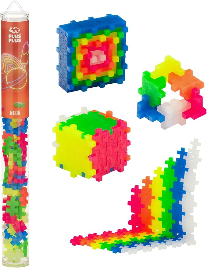 Plus Plus, Toy Tube Neon Mix