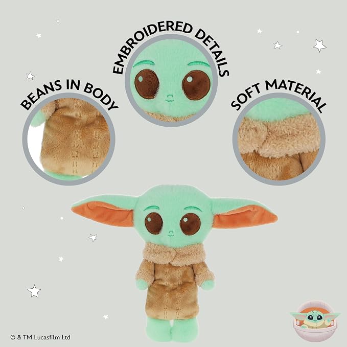 Kids Preferred Cuddle Pal – Star Wars: THE Mandalorian Grogu Baby Yoda Plush 11 Inch – Stuffed Animal for Babies & Newborn – Baby’s First Plush Blankie