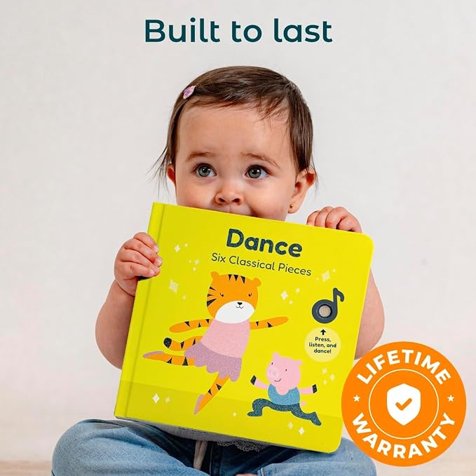 Cali's Books Dance to Classical Music Book Toddlers 1-3 Years Old - Nursery Rhymes Musical Book, Interactive Baby Sound Book, Singing Toy Children Girls, Learning Song Toy Toddler Boys
