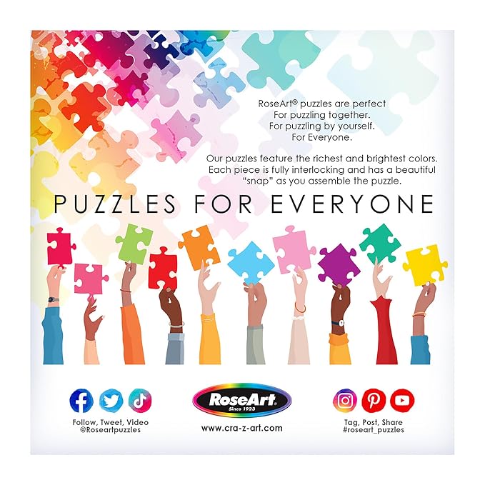 RoseArt - Hobby Haven - Bookshelf - 1000 Piece Jigsaw Puzzle for Adults - Perfect for Reading Enthusiasts