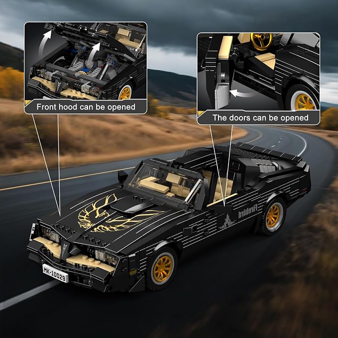 Mould King Classic Supercar Building Set, MOC Sport Car Building Blocks Set, Home Decoration Model Car Kit, Collectible Construction Toys Gift for Teen Adults(1557 PCS)