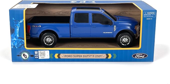 Big Country Toys Realistic Ford® Truck Toy & Trailer Hitch, 1:20 Scale Farm Toys for 3 Year Old Boys…