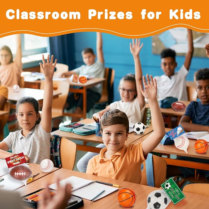 16PCS Stress Balls Party Favor for Kids 8-12 Soccer Goodie Bag Stuffers Squeeze Toys Classroom Prizes for Kids Pinata Stuffers Boys Birthday Gifts Sport World Cup Party Foam Carnival Bulk Toys