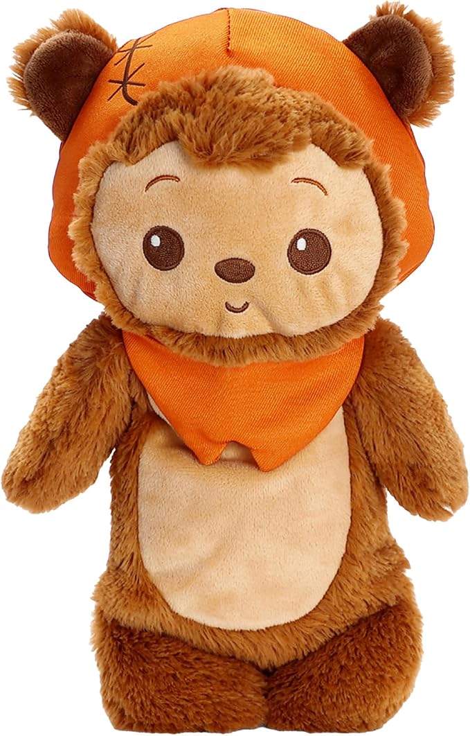 Kids Preferred Star Wars Ewok Plush Cuddle Pal 11 Inch - Baby's First Stuffed Animal Blankie